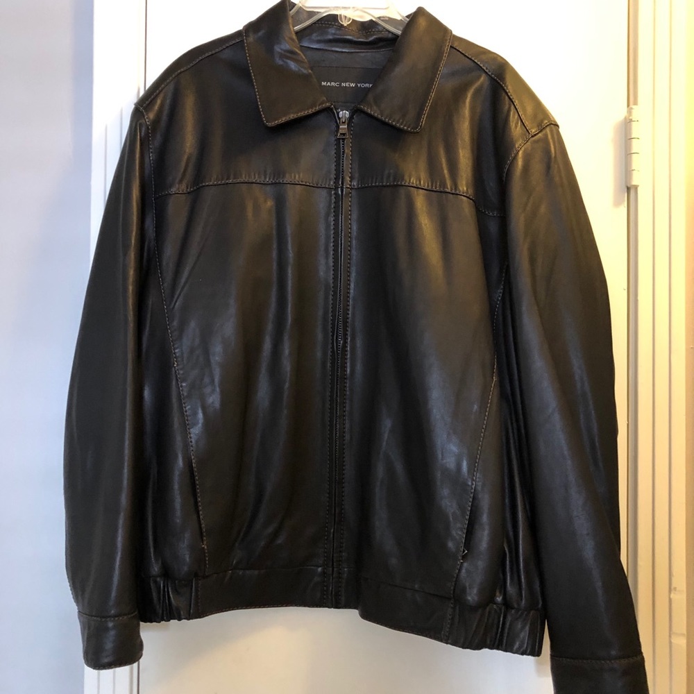 Marc New York Men’s Genuine Leather Jacket XXL